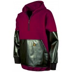 Felpa in pile da lavoro rosso