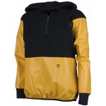 Felpa in pile da lavoro giallo-nero